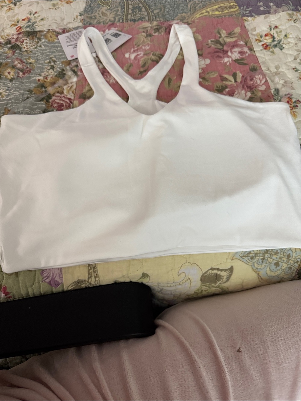 lululemon athletica White Racerback Sports Tank